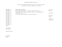 Tablet Screenshot of fotokritik.de